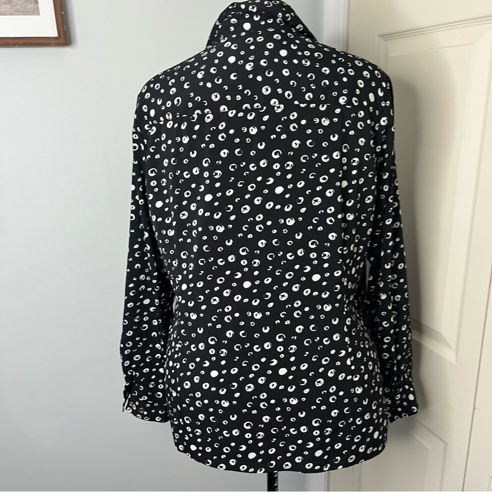 notations womens blouses Sz 1XL Button Down Long Sleeves f - Picture 3 of 8